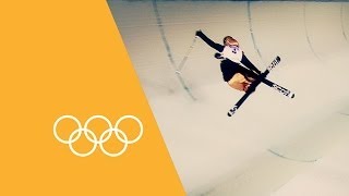 Olympic Games Debuts  Ski Halfpipe  90 Seconds Of The Olympics [upl. by Ocsic575]