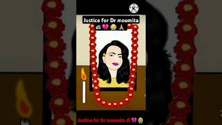 Justice for Dr moumita😭💔🙏 sadstory painting art paper Folding shorts viralart video ytshorts [upl. by Africa]