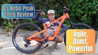 Ari Nebo Peak Review  Midpowered lightweight electric mountain bike with Fazua Ride 60 motor [upl. by Venita]