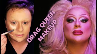 Podstawy makijażu DRAG QUEEN  tutorial 💄💋 by Lucas Adelon [upl. by Wood]