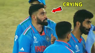 Mohammed Siraj crying after losing World Cup Finale 2023 against Australia [upl. by Eidolem]