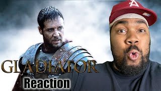 Gladiator REACTION PART 1FIRST TIME WATCHING [upl. by Rehpotsrhc]