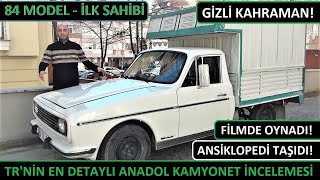 Anadol Kamyonet  Otosan 500 1984 Dünyadaki en detaylı incelemesi [upl. by Enairb291]