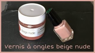 Vernis à ongles beige nude recette AromaZone [upl. by Roxine274]