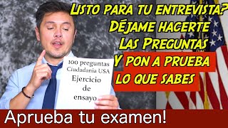 🇺🇸 Ciudadania USA Preguntas Cívicas al azar sin respuestas para practicar [upl. by Yleek]