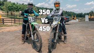 350 vs 450  Moto Academy Bike Reviews Featuring Tyler Stepek [upl. by Baum]