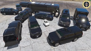 GTA 5  Presidential amp Secret Service Vehicles [upl. by Nywled]