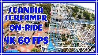 Scandia Screamer Onride Front Seat 60 FPS 4K POV Scandia Amusement Park Ontario [upl. by Annoet]