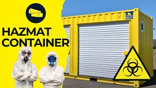 Shipping Container Build Hazmat Material Edition [upl. by Idihc]