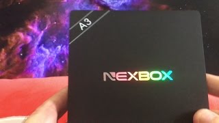 Unboxing NEXBOX A3 Android 60 KODI TV Box [upl. by Rodrique241]