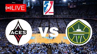 🔴LIVE Score  Las Vegas Aces vs Seattle Storm  WNBA 2024  WNBA Live Basketball Match 092324 [upl. by Aliuqat]