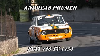 SALITA VITTORIO VENETO CANSIGLIO 2024  ANDREAS PREMER  FIAT 128 1150  VIDEO BELLUNOVIDEO [upl. by Ikcin]