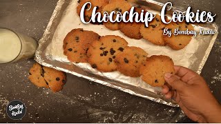 Choco Chip Cookies  Chocolate Chip Cookies  Christmas Special Recipes  BombayKadai [upl. by Nitas]