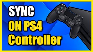 How to SYNC PS4 Controller to Console Wireless or USB [upl. by Eelame]