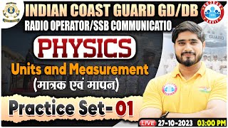 Indian Coast Guard 012024 ICG Physics Practice Set 01 ICG GDDB Radio OperatorSSB Communication [upl. by Miru]