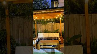 Adding solar festoon lights to my new pergola festoonlights [upl. by Husha873]