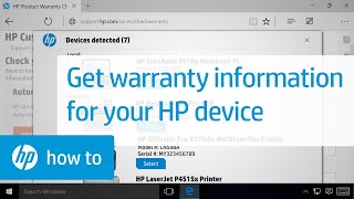 Warranty Information For Your HP Device  HP Support Website  HP [upl. by Asert]