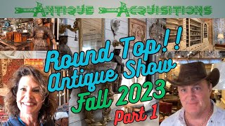 Round Top Antique Show Fall 2023 Dealer Walkthrough [upl. by Card]