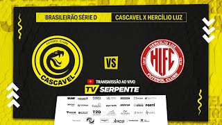 CASCAVEL X HERCÍLIO LUZ  BRASILEIRÃO SÉRIE D  1ª FASE [upl. by Ennairek]