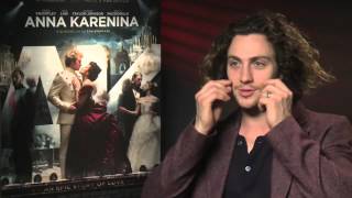 Aaron TaylorJohnson Interview  Anna Karenina  Empire Magazine [upl. by Norreht894]