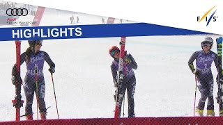 Highlights  Brignone leads Italian clean sweep at GS Aspen  FIS Alpine [upl. by Merilee]