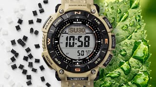 Discover EcoFriendly Casio Watch PRO TREK PRG340SC [upl. by Zitah]