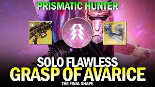 Solo Flawless Grasp of Avarice Dungeon in The Final Shape Prismatic Hunter Destiny 2 [upl. by Lichtenfeld]