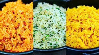 3 Amazing Rice Recipes  Easy Rice Side Dishes [upl. by Wain752]