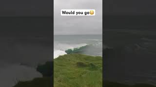 Epic surf slab Ireland 🇮🇪 waves surf dangerous [upl. by Feodore]