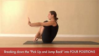 Practicing the Ashtanga Yoga Pick Up and Jump Back with MARIA VILLELLA The Four Positions [upl. by Utley543]