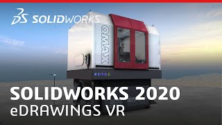 Whats New in SOLIDWORKS 2020  eDrawings VR [upl. by Tubb]