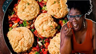 Red Beans amp Rice with Jalapeño Cornbread Topping Recipe is Unbeatable Shorts [upl. by Annahtur]