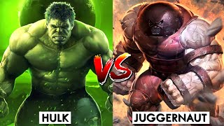 Hulk Vs Juggernaut  Fight Comparison  In Hindi  BNN Review [upl. by Friedman162]