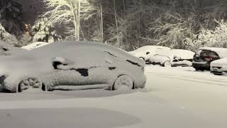 Waterloo Winter Storm Heavy snowfall [upl. by Enahpad]