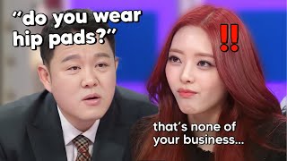 itzy yuna gracefully responds to disrespectful comment about hip pads [upl. by Melisenda]