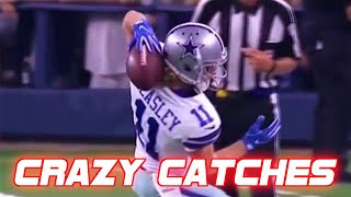 NFL Craziest Catches of AllTime [upl. by Aihsoem173]