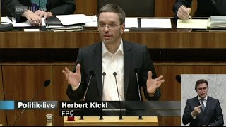 Budgetloch  Lügendetektor für das Parlament  Herbert Kickl FPÖ [upl. by Saibot984]