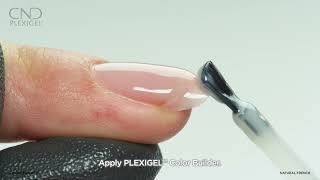 CND PLEXIGEL™ Color Builder  Natural French [upl. by Allecnirp]