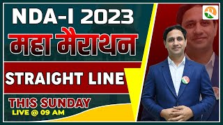 Straight Line for nda 2023  NDA Maths Classes 2023  NDA Maths Preparation 2023  Complete NDA Math [upl. by Adnimra]