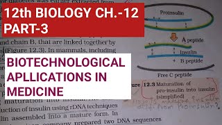 Class 12 biology chapter 12part 3biotechnological Application in medicineStudy with Farru [upl. by Zerdna]