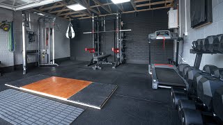 ULTIMATE Home Gym SelfBuild Extreme Transformation [upl. by Morell]