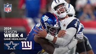 Dallas Cowboys vs New York Giants Game Highlights  NFL 2024 Season Week 4 [upl. by Kai]