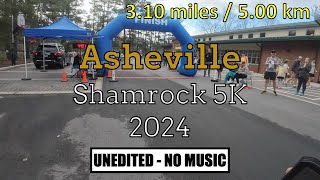 Asheville Shamrock 5K 2024  UNEDITED [upl. by Spearing]