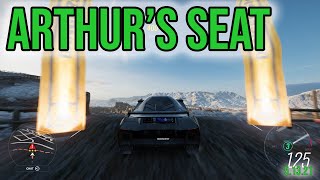 Forza Horizon 4 Arthurs Seat Danger Sign  How To winter [upl. by Seravat]