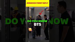 Jungkook Funny Reply To Army Girl 🤣 shorts bts jungkook kpop [upl. by Ameline]