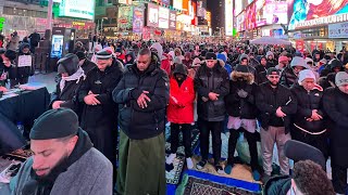 LIVE Tarweeh in Times Square IRL DAWAH [upl. by Nwahsak864]