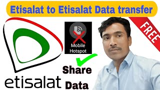 How to get Etisalat to etisalat data transfer etisalat balance share code etisalat balance transfer [upl. by Isaacson362]