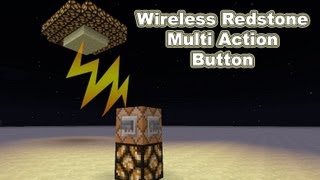 How to make a Wireless Redstone On  Off switch in Vanilla Minecraft 15 [upl. by Culliton969]