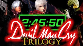 Devil May Cry 13 Trilogy Speedrun World Record in 24550 [upl. by Glinys]