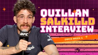 Quillan Salkilld full Contender Series Week 4 postfight interview [upl. by Eiramana]